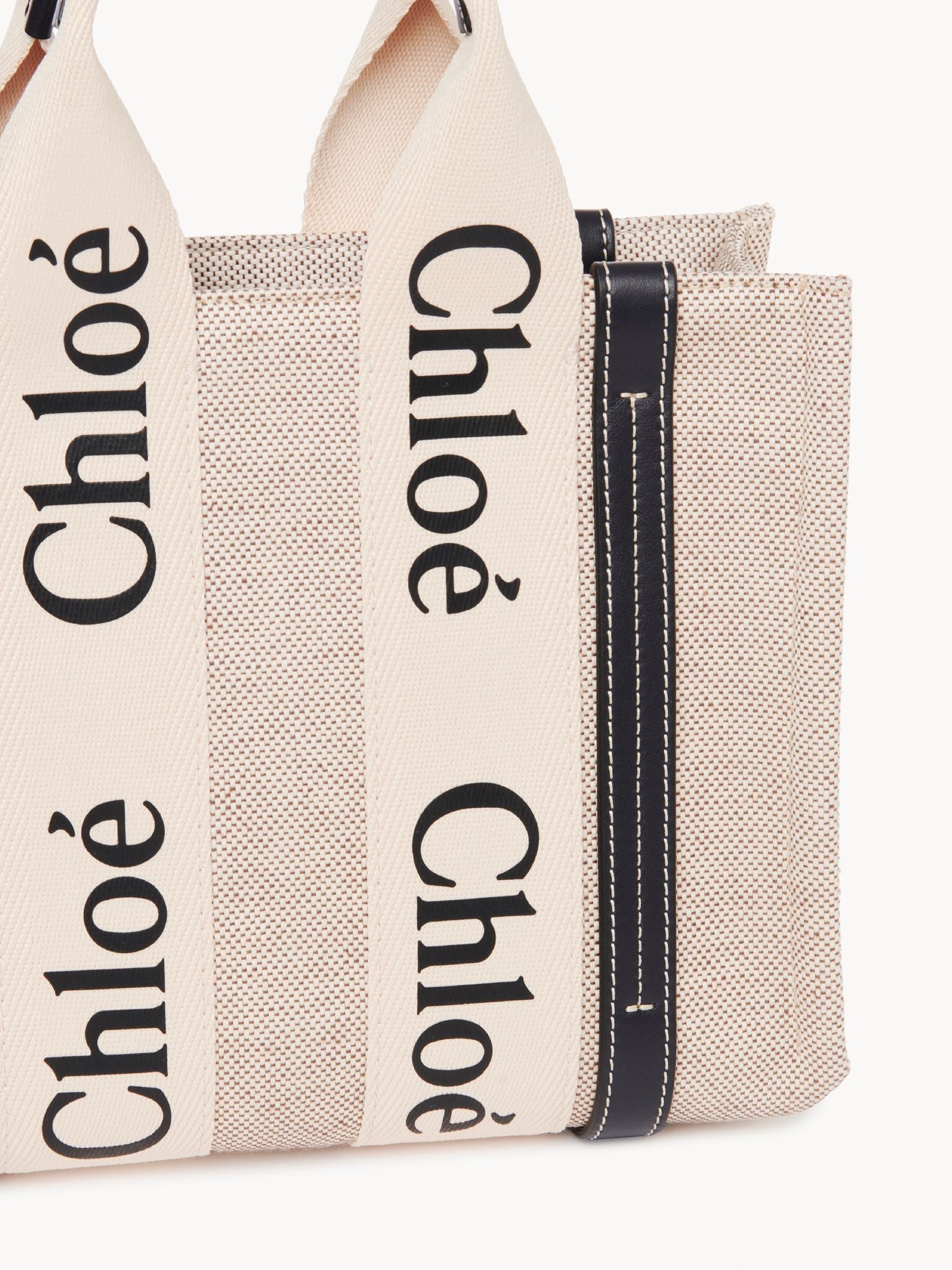 Sac cabas Woody - White & Blue