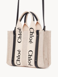 Sac cabas Woody - White & Blue