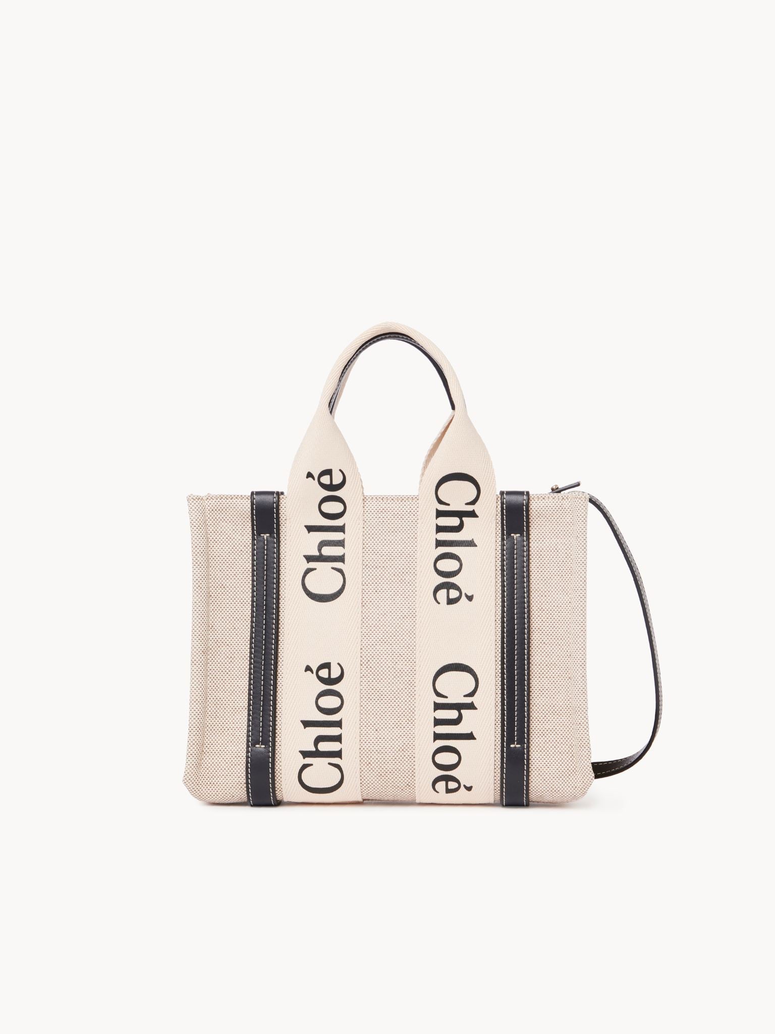 Sac cabas Woody - White & Blue
