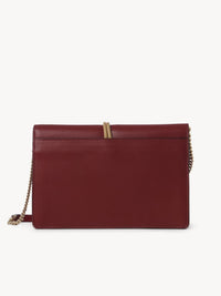 Mini sac Alphabet en cuir - Smoked Red