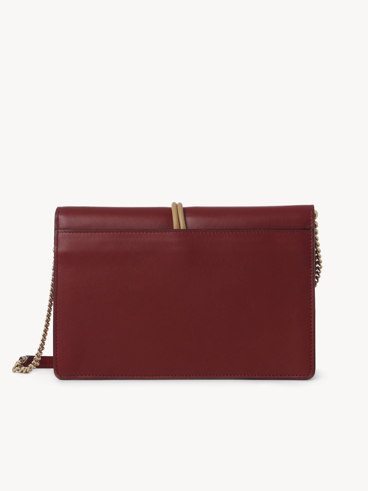 Mini sac Alphabet en cuir - Smoked Red