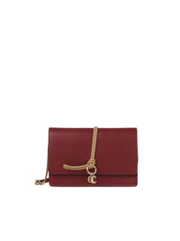 Mini sac Alphabet en cuir - Smoked Red