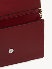 Mini sac Alphabet en cuir - Smoked Red