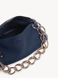 Sac à main Juana en cuir - Navy