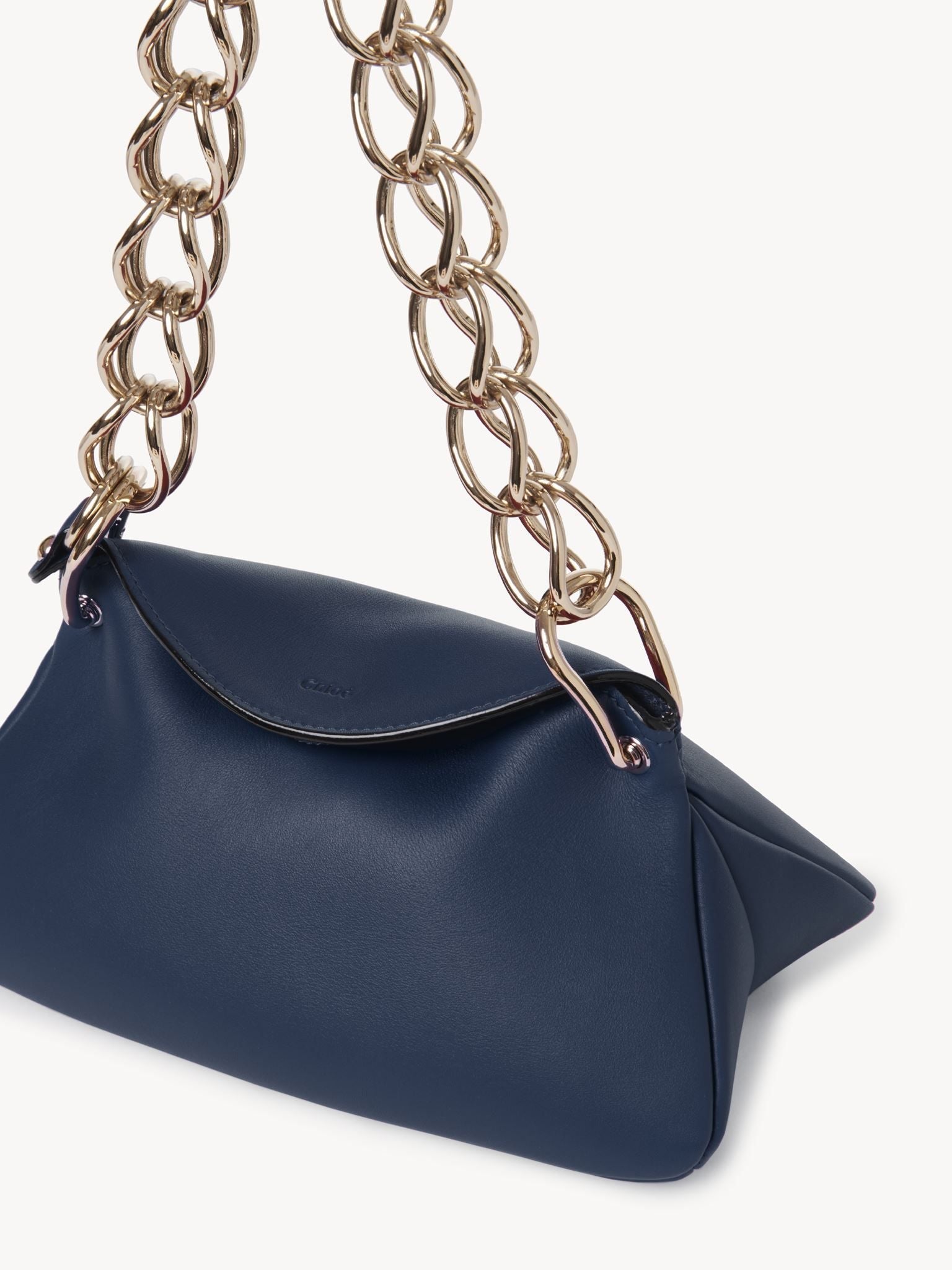 Sac à main Juana en cuir - Navy