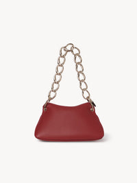 Mini sac Juana en cuir - Smoked Red