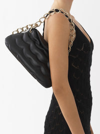 Petit sac Juana en cuir - Black
