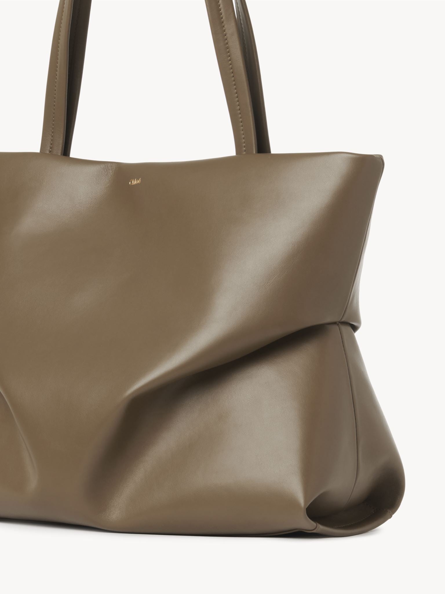 Sac cabas est-ouest Judy en cuir - Army Green