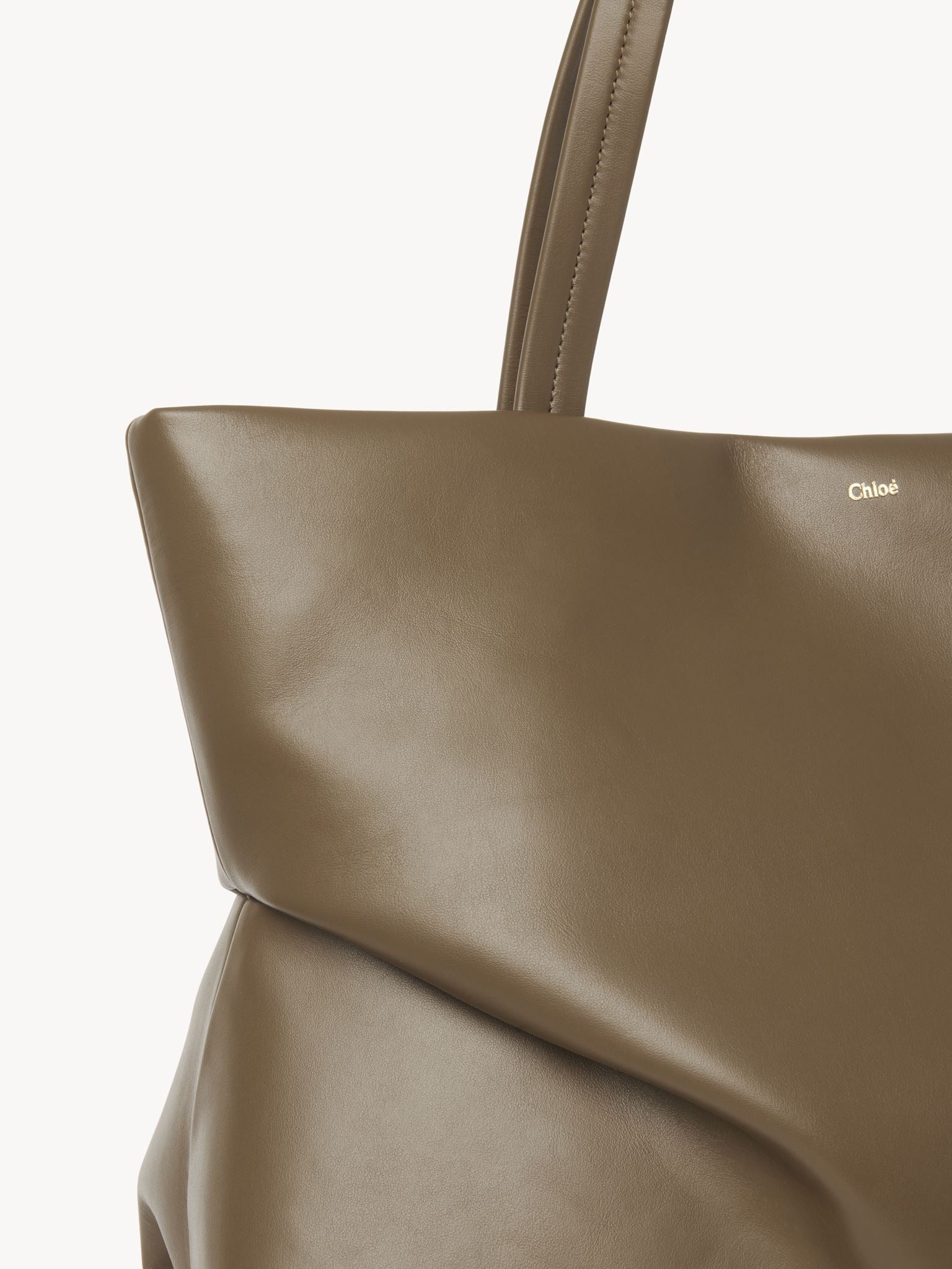 Sac cabas est-ouest Judy en cuir - Army Green