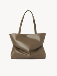 Sac cabas est-ouest Judy en cuir - Army Green