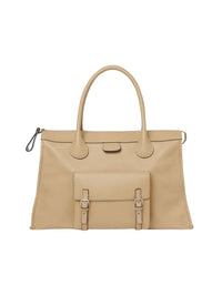 Grand sac Edith en cuir - Soft Tan