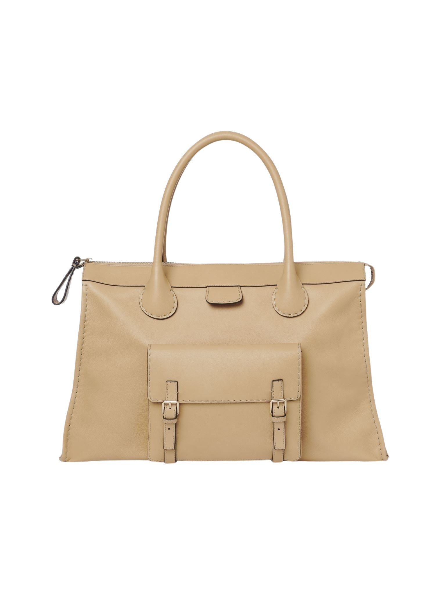 Grand sac Edith en cuir - Soft Tan
