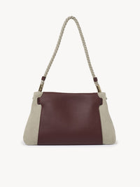 Sac porté épaule Key en cuir grainé - Burgundy