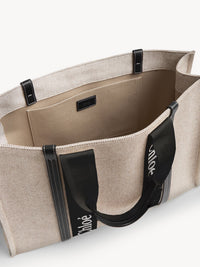 Grand sac cabas Woody - Black Blue