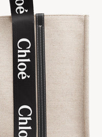 Grand sac cabas Woody - Black Blue