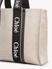 Grand sac cabas Woody - Black Blue