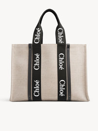 Grand sac cabas Woody - Black Blue