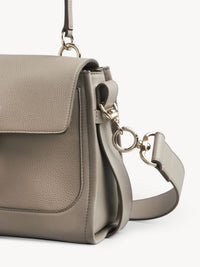 Sac Tess Day en cuir grainé et lisse - Motty Grey