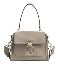 Sac Tess Day en cuir grainé et lisse - Motty Grey