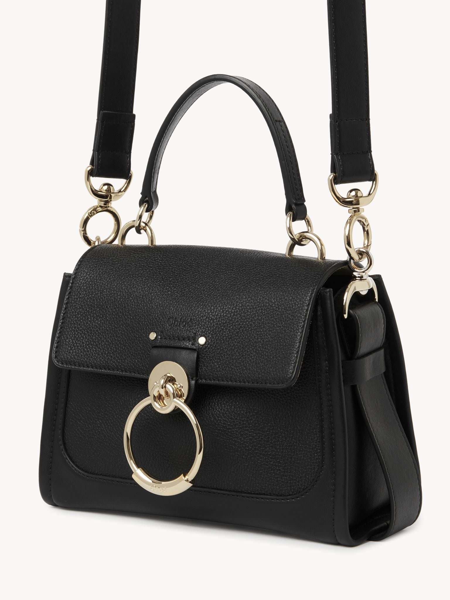 Mini sac Tess Day en cuir - Black