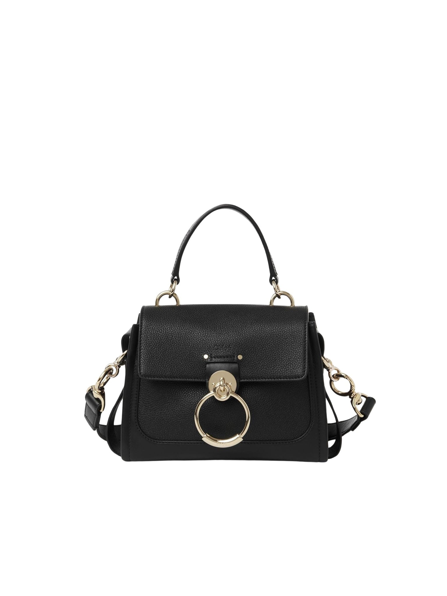 Mini sac Tess Day en cuir - Black