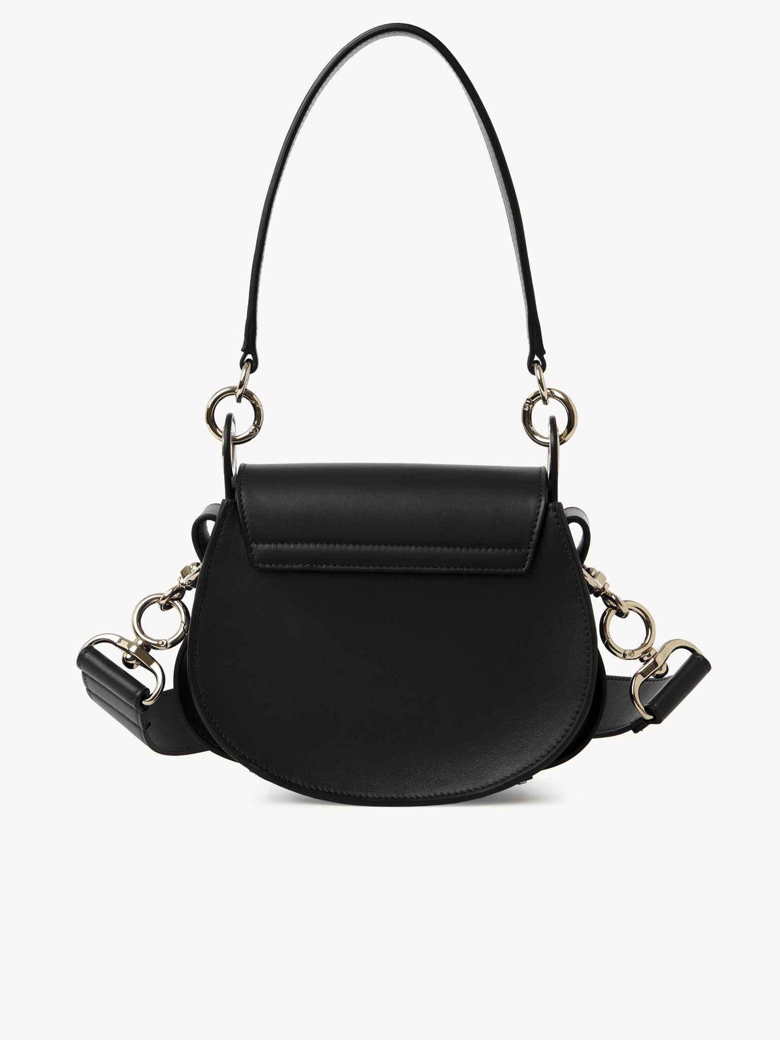 Petit sac Tess à bandoulière en cuir - Black