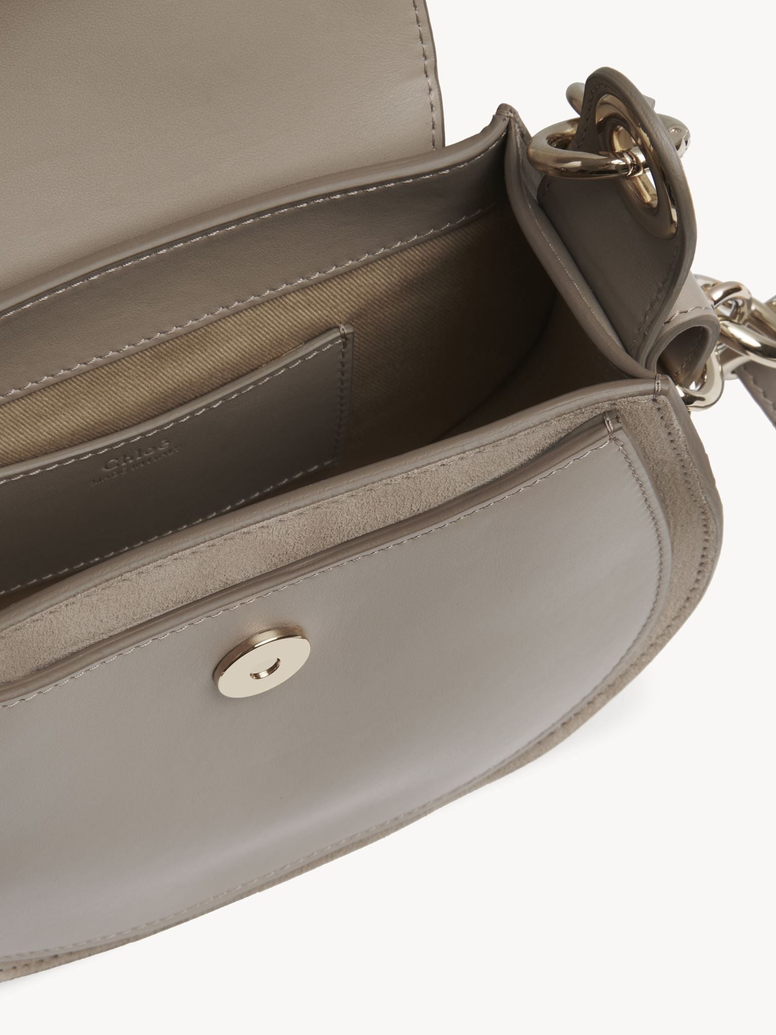 Petit sac Tess à bandoulière en cuir - Motty Grey