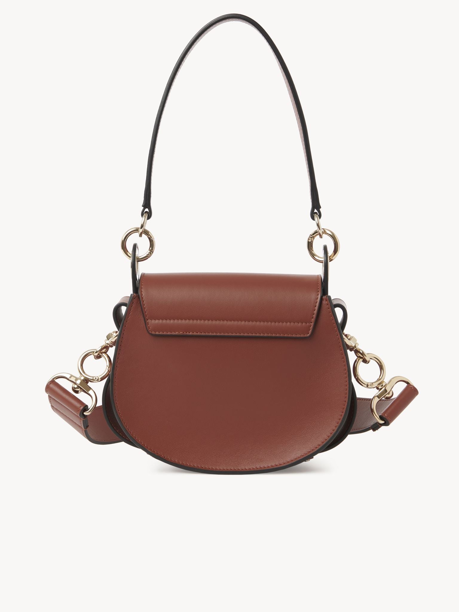 Petit sac Tess à bandoulière en cuir - Sepia Brown