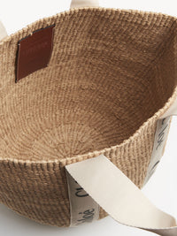 Grand sac panier Woody - White