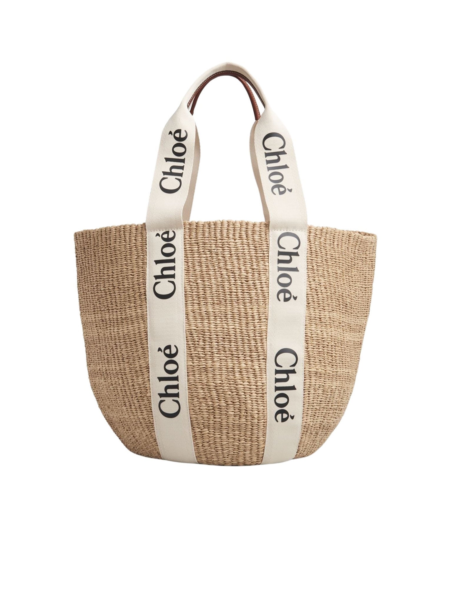 Grand sac panier Woody - White