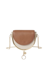 Sac du soir Mara en cuir - Beige Ciment