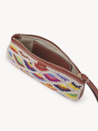 Pochette téléphone Lallo en lin - Multicolor