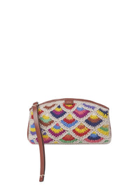 Pochette téléphone Lallo en lin - Multicolor