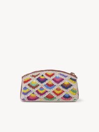 Pochette téléphone Lallo en lin - Multicolor