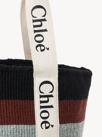 Grand panier Woody en laine - Multicolor Brown