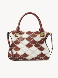 Sac double porté Marcie en cuir - Sepia Brown