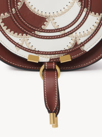 Petit sac à bandoulière Marcie en cuir - Sepia Brown