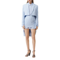 Blazer en laine avec découpe - Pale Blue