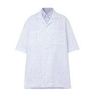 Chemise oversize rayée et vichy - Pale Blue