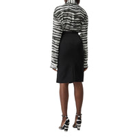 Chemisier à col lavallière en mousseline de soie - Monochrome