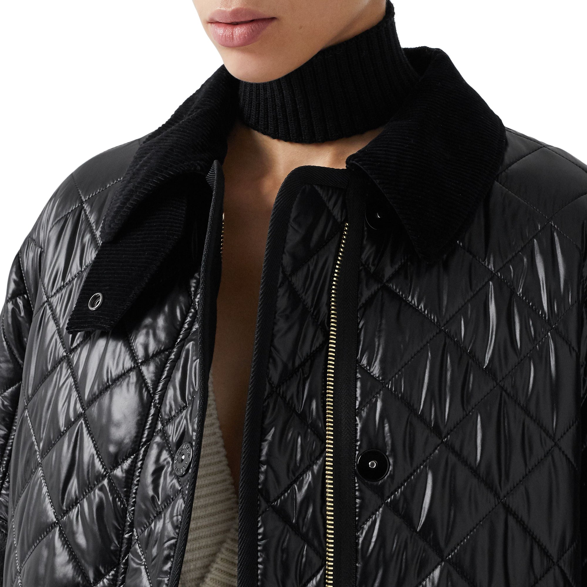 Veste de campagne matelassée - Black