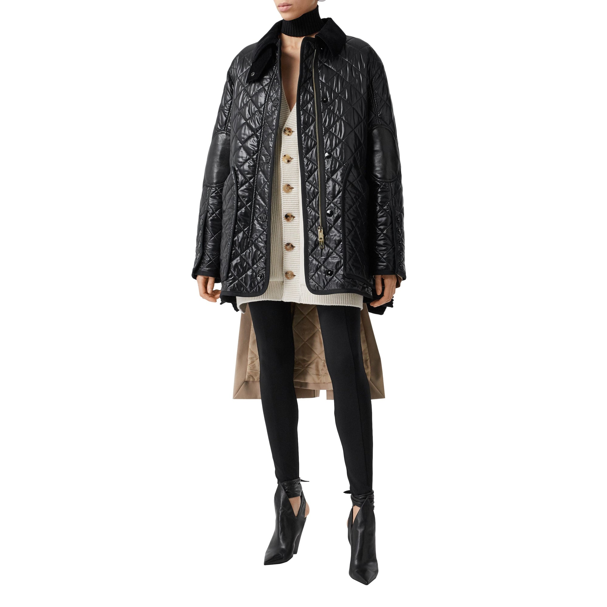 Veste de campagne matelassée - Black