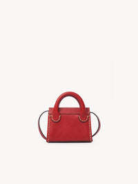 Sac nano Edith en cuir - Red Flame