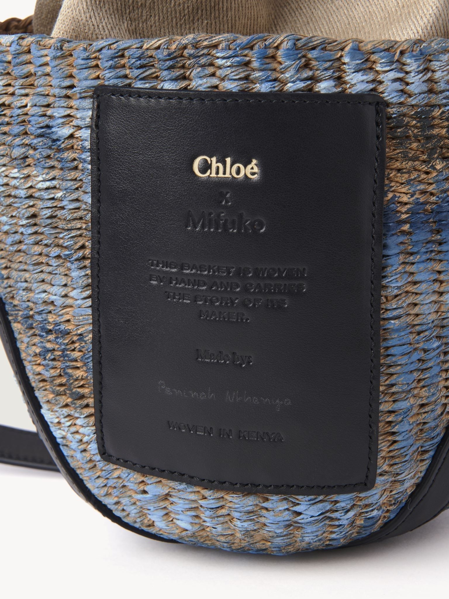 Petit sac panier Chloé - Multicolor Blue