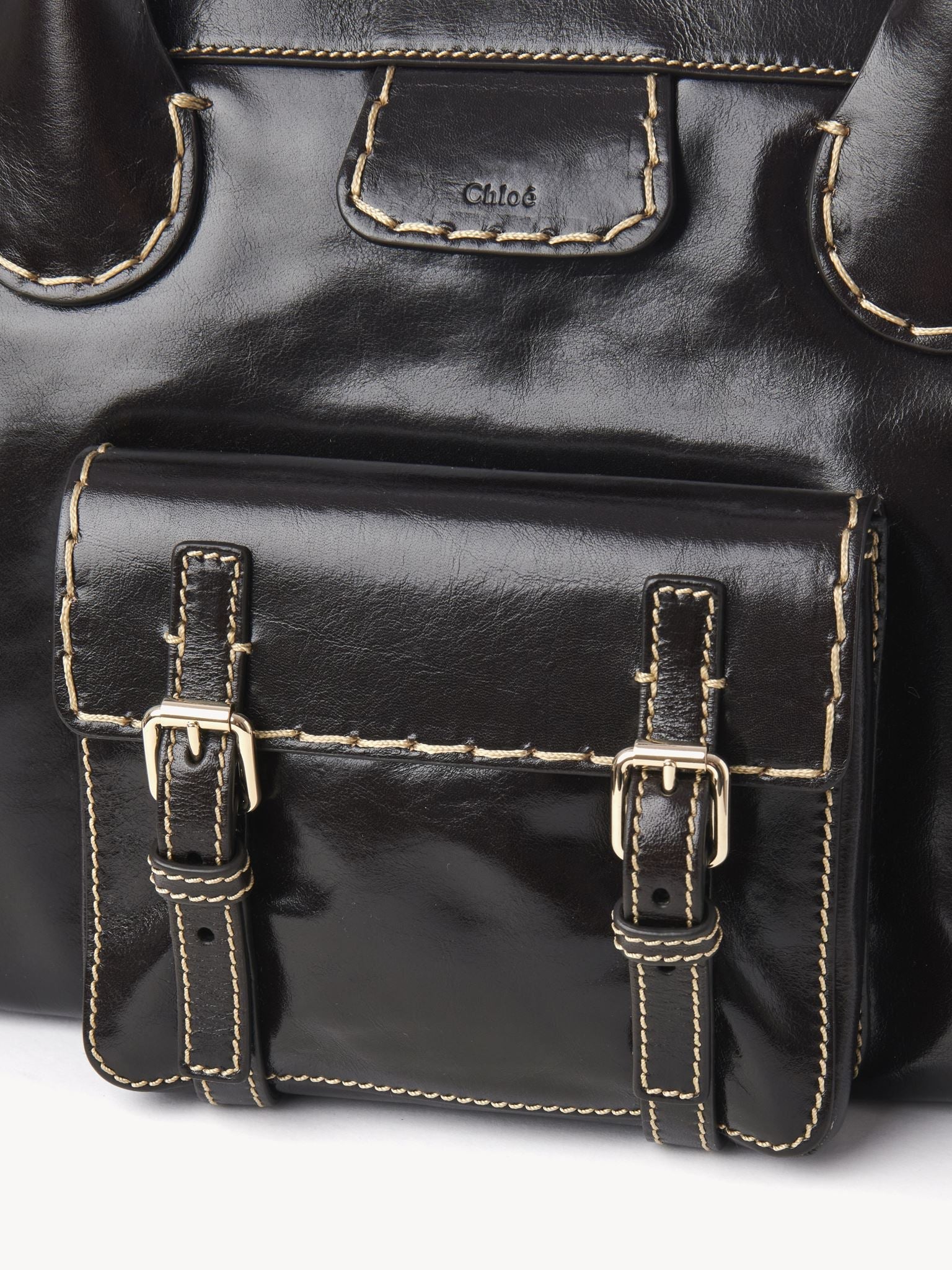 Sac Edith en lin - Brun