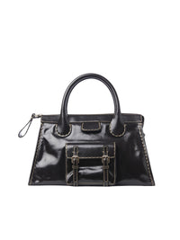 Sac Edith en lin - Brun