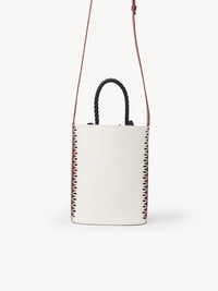 Petit sac seau Louela en cuir - Black