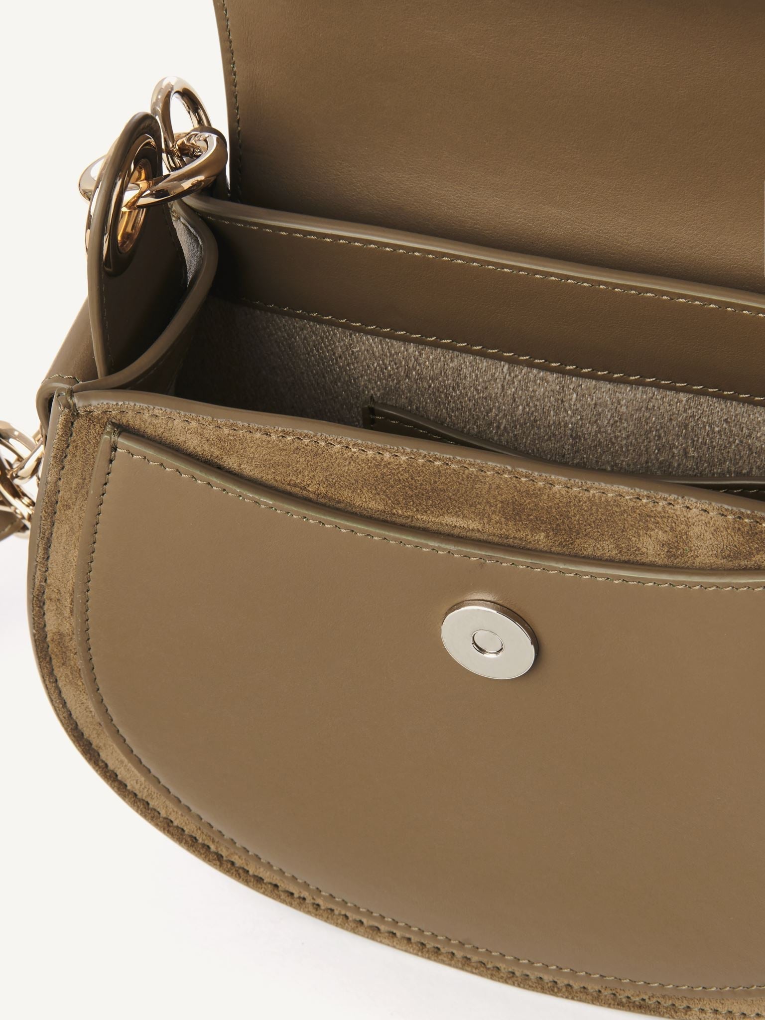 Petit sac Tess à bandoulière en cuir - Deep Khaki