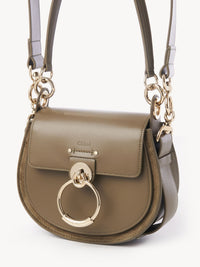 Petit sac Tess à bandoulière en cuir - Deep Khaki