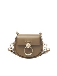 Petit sac Tess à bandoulière en cuir - Deep Khaki